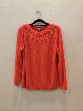 3 for $21 Cable knit yoke sweater size XXL